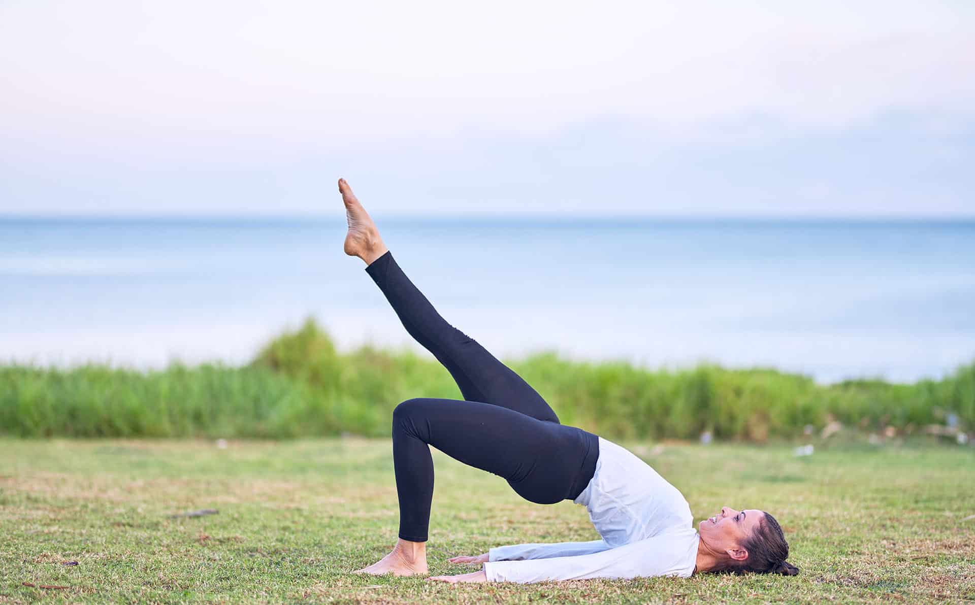 Bridge pose yoga | Power Vinyasa Yoga Class in Mystic CT