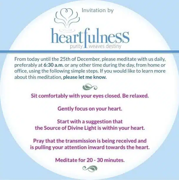 Daily Heartfulness Meditation. Daily Heartfulness Meditation. | Power Vinyasa Yoga Class in Mystic CT