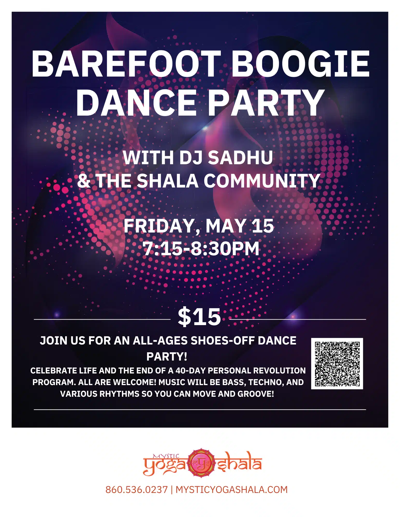 Dance Party - Barefoot Boogie | Power Vinyasa Yoga Class in Mystic CT