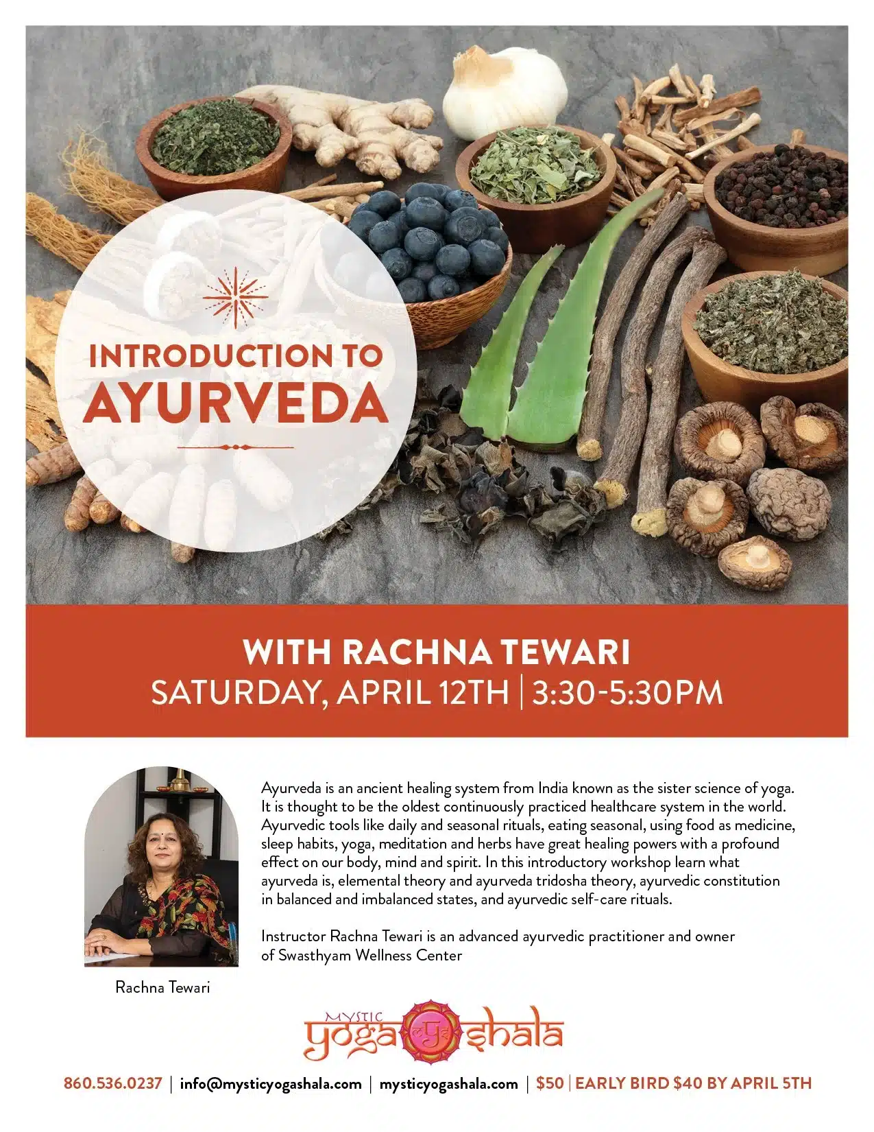 Introduction to Ayurveda | Power Vinyasa Yoga Class in Mystic CT