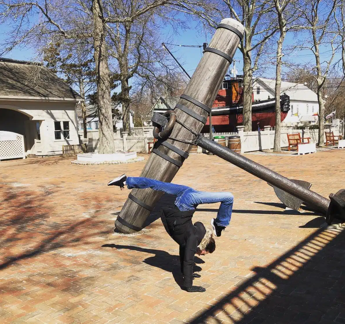 Carrie Lee Riggins at Mystic Seaport | Power Vinyasa Yoga Class in Mystic CT